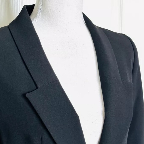 NWT Italy Milly single button blazer black size 0 Pockets $450 made in U… - Picture 15 of 15